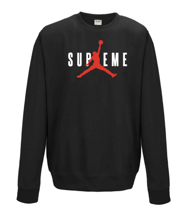 felpa jordan senza cappuccio